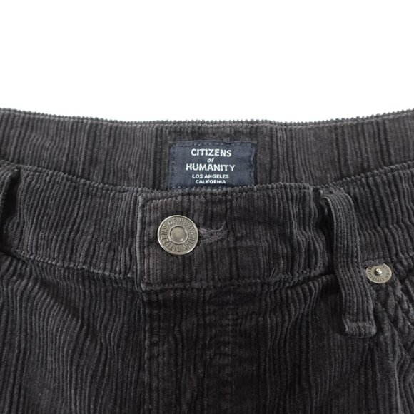 CITIZENS of HUMANITY Olivia High Rise Slim Ankle Corduroy Pants Size 31 (34x27) - Picture 3 of 15